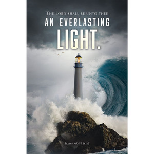Church Bulletin - General - The Lord Shall Be an Everlasting Light - Isa 60:19 KJV (Pack of 100)
