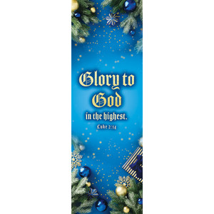 Bookmarks - Christmas - Glory to God in the highest - Luke 2:14 KJV (Pack of 25)