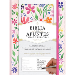 RVR 1960 Biblia de Apuntes, Tamaño Personal, Floreada Tela Impresa - Case of 12