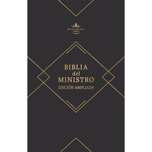 RVR 1960 Biblia del Ministro, Edicion Ampliada, Caoba Piel Fabricada - Case of 16