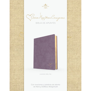 RVR 1960 Biblia de apuntes Aviva Nuestros Corazones, lavanda, simil piel - Case of 12