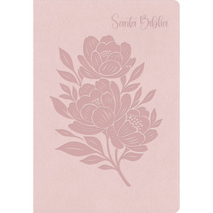 RVR 1960 Biblia para regalos y premios, rosa petalo, simil piel - Case of 28