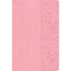 CSB Large Print Thinline Bible, Value Edition, Soft Pink LeatherTouch - Case of 16