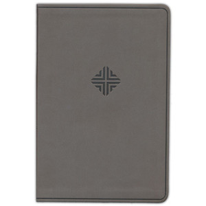 CSB Large Print Thinline Bible, Value Edition, Charcoal LeatherTouch - Case of 24