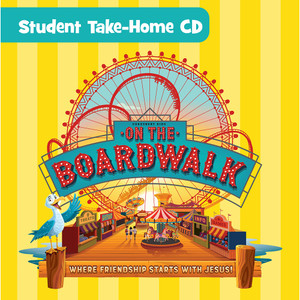 Student Music CD (Pkg of 6) - On the Boardwalk VBS 2027 by Cokesbury