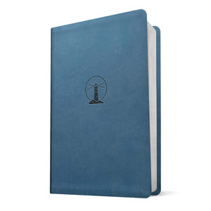 HelpFinder Bible NLT, Filament Enabled (LeatherLike, Harbor Blue, Red Letter) - Case of 14