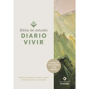 Biblia de estudio del diario vivir NTV - Nueva Traduccion Viviente (Spanish, 2512 pages) - Case of 8