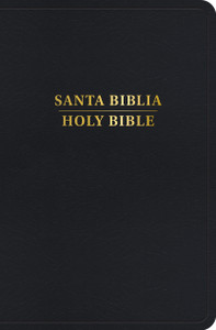 RVR 1960/KJV Biblia Bilingue Tamano Personal, Negro Imitacion Piel con Indice (Edicion 2024) - Case of 16