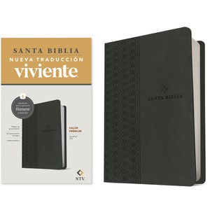 NTV: Biblia Valor Premium con Filament (Spanish Premium Bible, SentiPiel, Gray) - Case of 24
