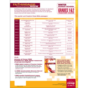 Grades 1&2 Teacher Pack: FaithWeaver NOW Winter 2026-2027