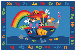 Noah's Alphabet Animals (6' x 9' Rectangle) Noah's Alphabet Animals (6' x 9' Rectangle)