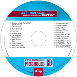 Preschool CD: FaithWeaver NOW Winter 2026-2027