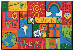 Inspirational Patchwork (4' x 6' Rectangle) Inspirational Patchwork (4' x 6' Rectangle)