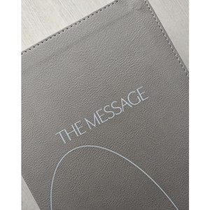 The Message Student Devotional Bible (Leather-Look, Stone Gray) - Case of 12