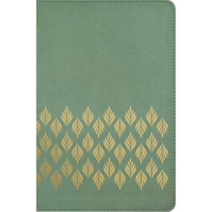 The Message Devotional Bible, Large Print (Imitation Leather, Sage Green), Case of 10