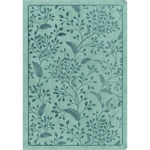 The Message Super Giant Print (Leather-Look, Teal Berries), Case of 8
