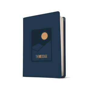 The Message Deluxe Gift Bible, Large Print (Leather-Look, Midnight Journey), Case of 16