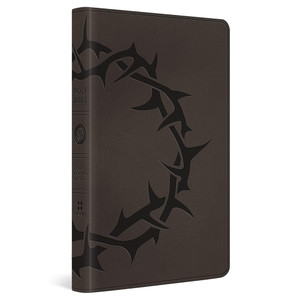 ESV Premium Gift Bible (TruTone Leather, Charcoal Crown Design) - Bulk Case of 24