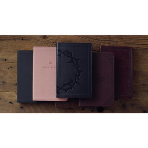 ESV Premium Gift Bible (TruTone Leather, Charcoal Crown Design) - Bulk Case of 24