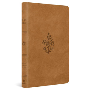 ESV Premium Gift Bible (TruTone Leather, Nubuck Caramel, Wildflower Design) - Bulk Case of 24