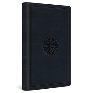 ESV Premium Gift Bible (TruTone Leather, Navy, Mosaic Cross Design) - Bulk Case of 24