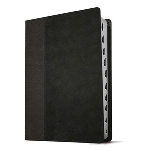KJV Personal Size Giant Print Bible, Filament Enabled, Indexed (LeatherLike, Black/Onyx, Red Letter) - Bulk Case of 16