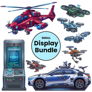 Faith Force Small Display Bundle - Easy Scene Pop-Up Giant VBS Display Bundle - VBS 2027