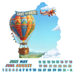 Save The Date Display - Soaring Easy Scene Pop-Up Giant VBS Display Bundle - VBS 2027