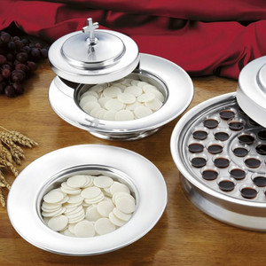 Stacking Bread Plate - Polished Aluminum by Sudbury