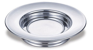 Stacking Bread Plate - Polished Aluminum by Sudbury Stacking Bread Plate - Polished Aluminum by Sudbury