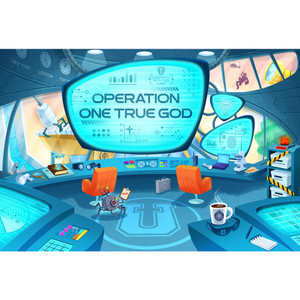 Classroom Scene Setter - Fabric-  Spy U VBS 2027 by Answers