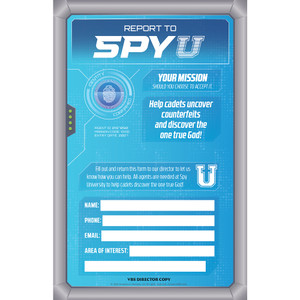 Volunteer Recruitment Flyer (Pack of 10, 20 total flyers) - Spy U VBS 2027 by Answers