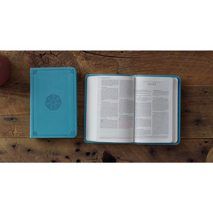 ESV Value Compact Bible, Red Letter (TruTone, Turquoise, Emblem Design)