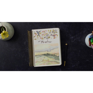 ESV Scripture Journal, Spiral-Bound Edition: Psalms (Artwork by Ruth Chou Simons) (Paperback) - Case of 14