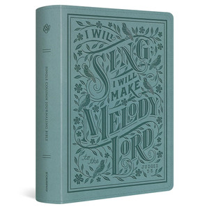 ESV Single Column Journaling Bible, Large Print (TruTone, Paris Sky, Judges 5:3 Design) - Case of 8