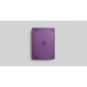 ESV Single Column Journaling Bible, Large Print, TruTone Lavender Ornament Design - Case of 10