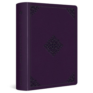 ESV Single Column Journaling Bible, Large Print, TruTone Lavender Ornament Design - Case of 10