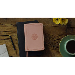 ESV Compact Bible (TruTone, Blush Rose, Emblem Design) - Case of 32