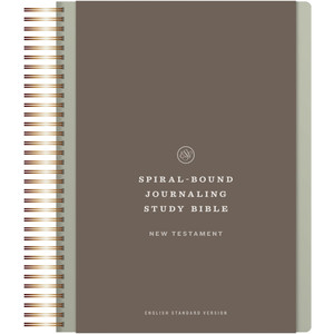 ESV Spiral-Bound Journaling Study Bible, New Testament (Hardcover)