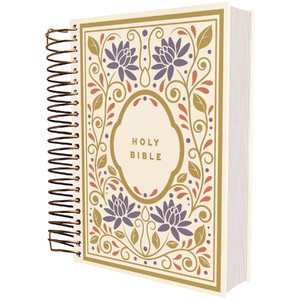 NIV Journal the Word Bible, Double-Column, Spiral-Bound, Red Letter (Comfort Print) - Case of 8