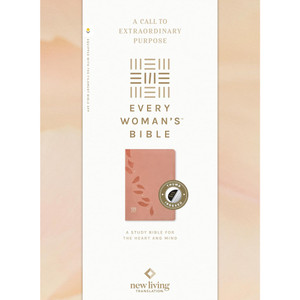 NLT Every Woman's Bible, Filament Enabled (LeatherLike, Pink Petals, Indexed, Red Letter) - Case of 10