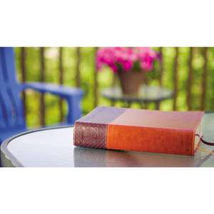 NIV Study Bible, Fully Revised Edition, Large Print (Leathersoft, Brown, Red Letter, Thumb Indexed)