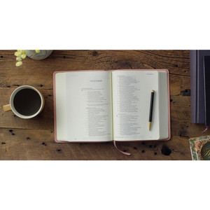 ESV Single Column Journaling Bible (TruTone, Blush Rose, Wildflower Design) - Bulk Case of 8
