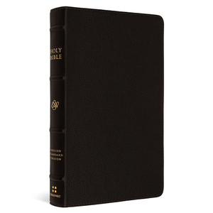 ESV Thinline Bible, Red Letter (Buffalo Leather, Deep Brown)