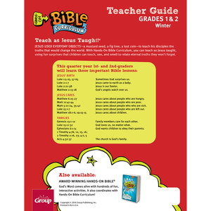Hands-On Bible Curriculum Grades 1&2: Teacher Guide Download - Winter 2026