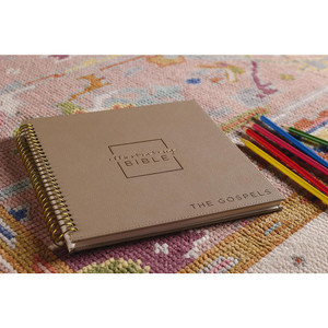 NIV Spiral-bound Illustrating Bible: The Gospels, Leathersoft Spiral, Tan - Case of 12