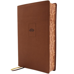 NIV Heritage Bible, Page Edge Art Edition, Leathersoft, Brown, Red Letter, Comfort Print - Case of 12