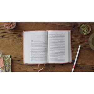ESV New Testament with Psalms and Proverbs (TruTone, Blush Rose, Fleur-de-lis Design) - Case of 36