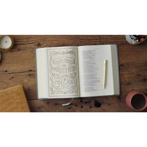 ESV Illuminated Bible, Art Journaling Edition (TruTone, Paris Sky, Colossians 3:16 Design) - Case of 10