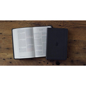 ESV Premium Gift Bible, Red Letter (TruTone, Midnight, Flame Design) - Case of 24